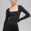 Alo Softsculpt Precision Long Sleeve - Black