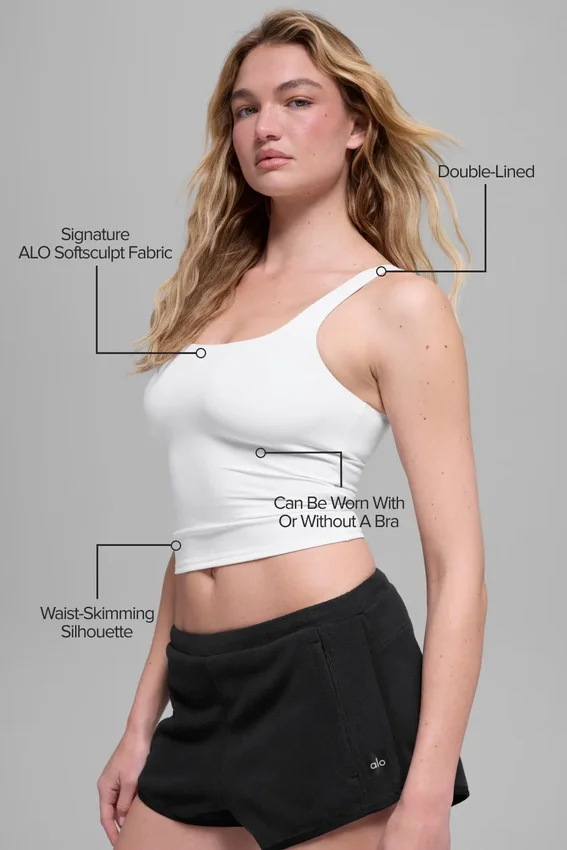 Alo Softsculpt Precision Tank - White
