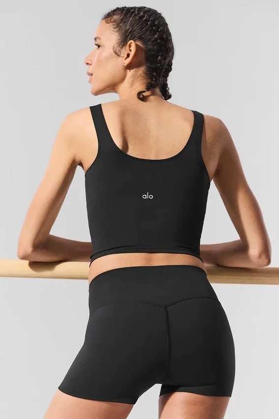 Alo Softsculpt Tank - Black