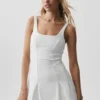 Alo Softsculpt Topspin Tennis Dress - White