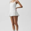 Alo Softsculpt Topspin Tennis Dress - White