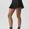 Alo Softsculpt Topspin Tennis Skirt - Black