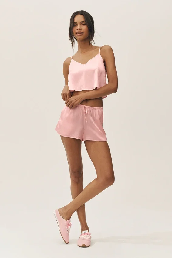 Alo Sunset Sneaker Mule - Sundrenched Pink