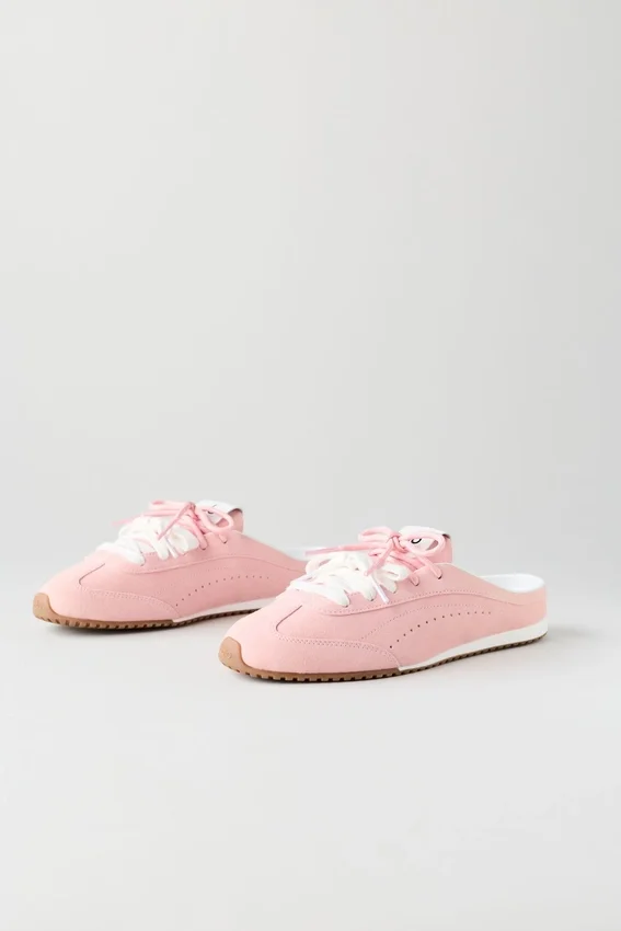 Alo Sunset Sneaker Mule - Sundrenched Pink