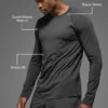 Alo Vapor Crewneck Long Sleeve - Anthracite