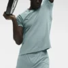 Alo Vapor Crewneck Short Sleeve - Desert Sage
