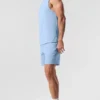 Alo Vapor Muscle Tank - Seashell Blue