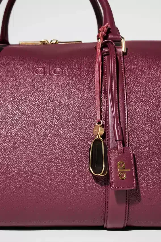 Alo Voyage Duffle - Bordeaux Leather