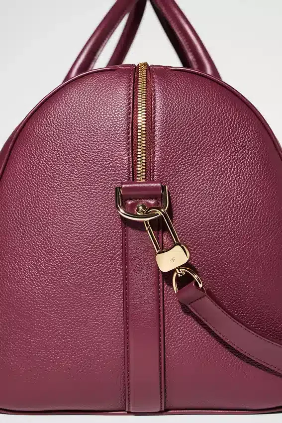 Alo Voyage Duffle - Bordeaux Leather