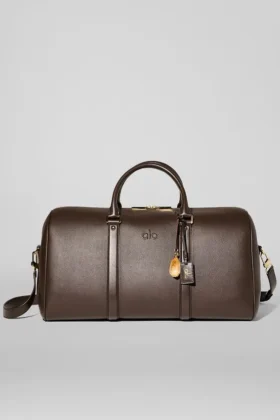 Alo Voyage Duffle - Espresso Leather