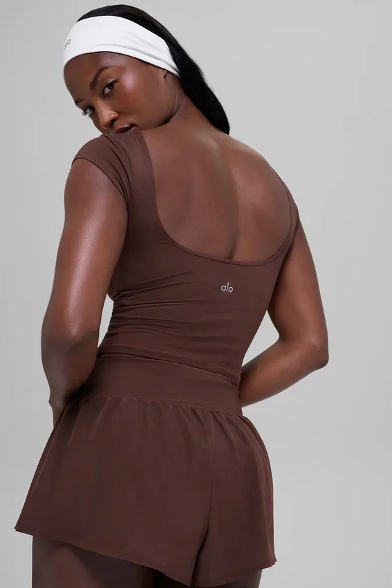 Alosoft Back for More Tee - Brownstone