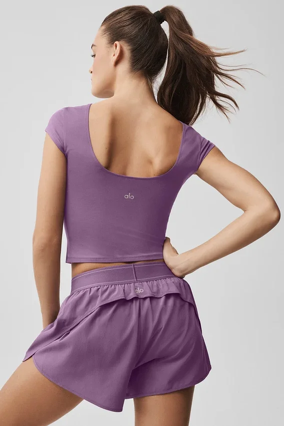 Alosoft Back for More Tee - Plum Kiss