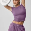 Alosoft Back for More Tee - Plum Kiss