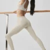 Alosoft High-Waist 7/8 Highlight Legging - Oatmeal Heather