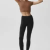 Alosoft Crop Finesse Short Sleeve - Sun Kissed Brown