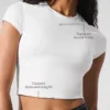 Alosoft Crop Finesse Short Sleeve - White