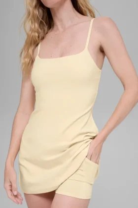 Alosoft Encore Tennis Dress – Candlelight Yellow