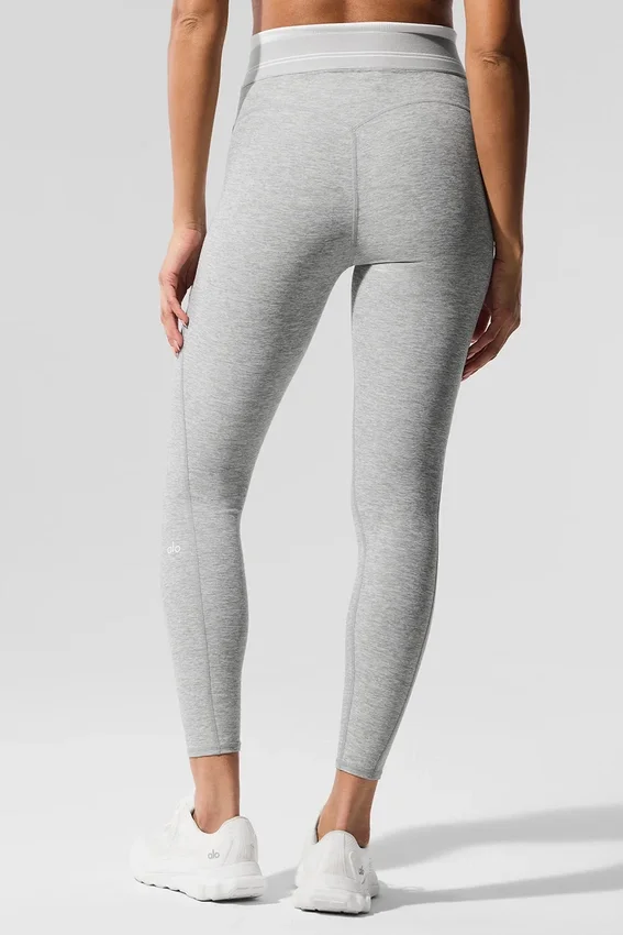 Alosoft High-Waist 7/8 Better Together Legging - Athletic Heather Grey
