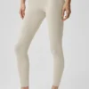 Alosoft High-Waist 7/8 Highlight Legging - Oatmeal Heather