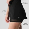 Alosoft Serve It up Skirt - Black