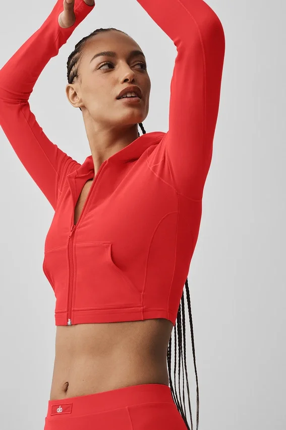 Alosoft Sincere Fitted Jacket - Bright Red