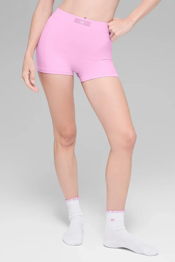 Alosoft Sincere Micro Short - Candy Heart Pink