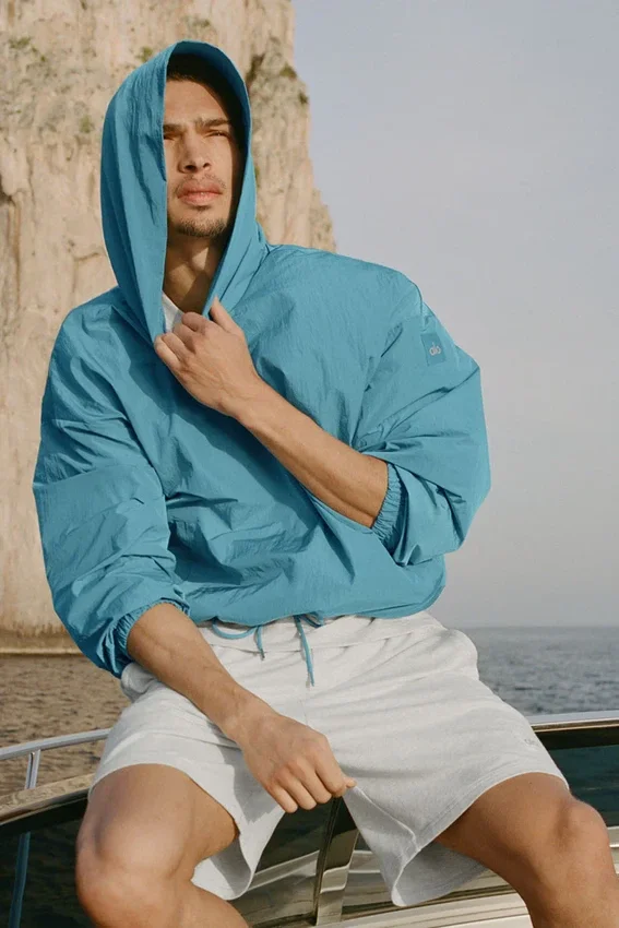 Axis Hooded Pullover - Blue Breeze