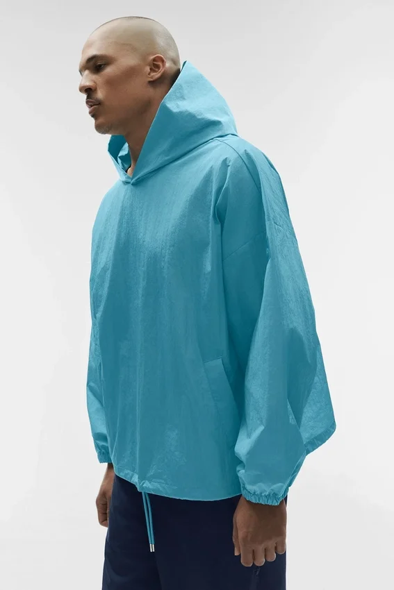 Axis Hooded Pullover - Blue Breeze