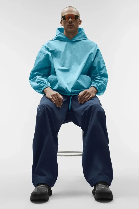 Axis Hooded Pullover - Blue Breeze