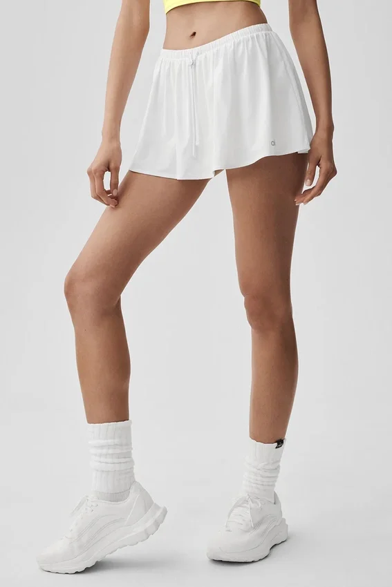 Breezy Tennis Skirt - White