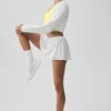 Breezy Tennis Skirt - White
