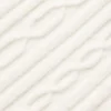 Cable Knit Cropped Winter Bliss Turtleneck Long Sleeve - Ivory