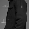 Canvas Utility Shacket - Black