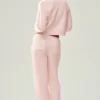 Cashmere High-Waist Northstar Straight Leg Pant - Frosted Pink