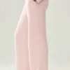 Cashmere High-Waist Northstar Straight Leg Pant - Frosted Pink