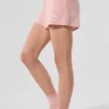 Cashmere High-Waist Plush Waffle Short - Pink Quartz