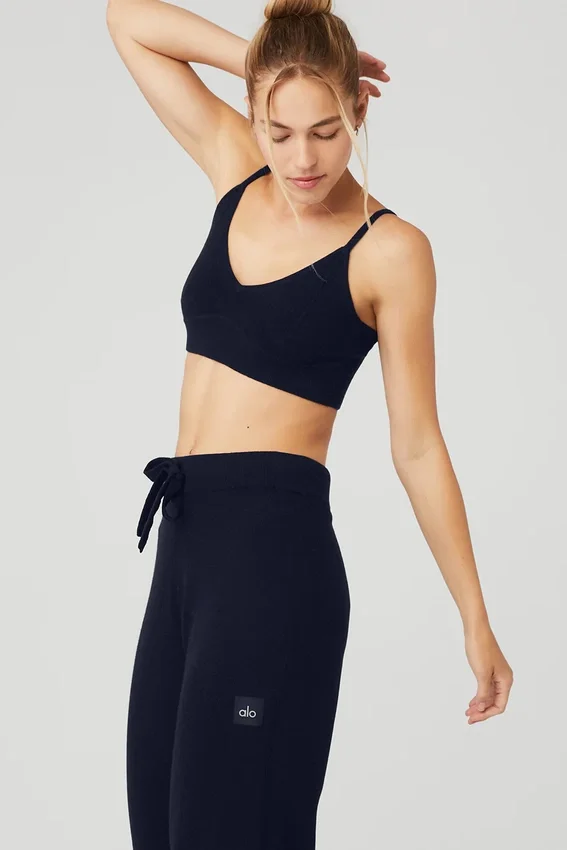 Cashmere Jet Set Bra - Navy