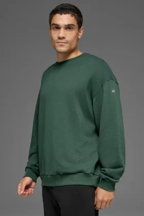 Chill Crew Neck Pullover – Clover Green