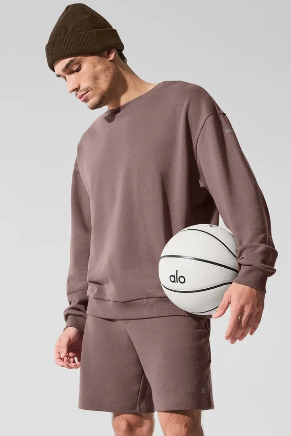 Chill Crew Neck Pullover - Mushroom