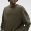 Chill Crew Neck Pullover - Olive Tree