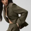 Cinch Blazer - Olive Tree