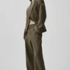 Cinch Blazer - Olive Tree
