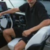 Coastline Knit Short Sleeve Polo - Black
