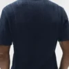 Coastline Knit Short Sleeve Polo - Navy