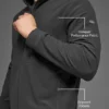 Conquer Max Mock Neck Full Zip - Anthracite