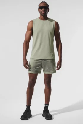 Conquer Muscle Tank - Limestone
