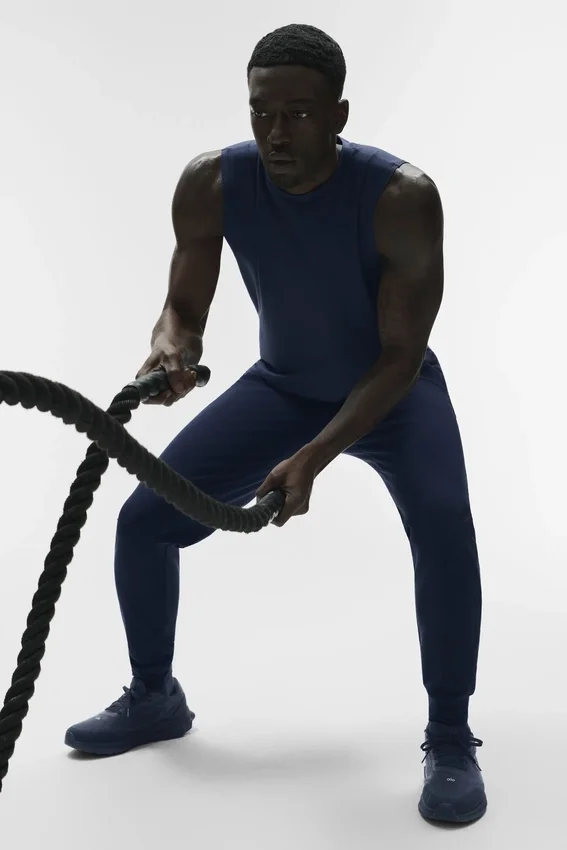 Conquer Muscle Tank - Navy