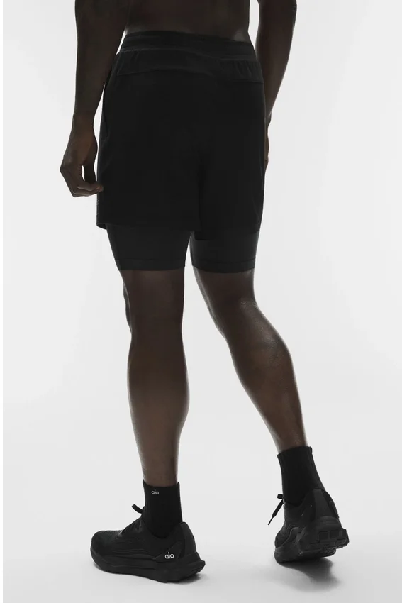 Conquer React 2-in-1 Performance Short - Black/Black