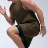 Conquer React 2-in-1 Performance Short - Espresso/Black