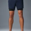 Conquer React 2-in-1 Performance Short - Navy/Black